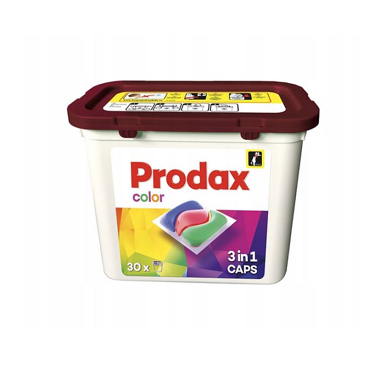 Kapsułki do prania Prodax Color 30 szt. 3in1